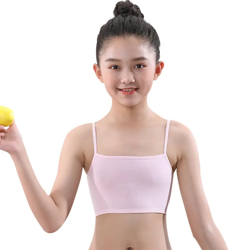 Áo Vest Cho Bé Gái 7-13 Tuổi, Áo Ngực Cho Thanh Thiếu Niên, Áo Bralette Cho Trẻ Em, Đồ Lót Chống Va Đập Thoáng Khí, Địu Mỏng Cho Học Sinh Và Bé Gái 4