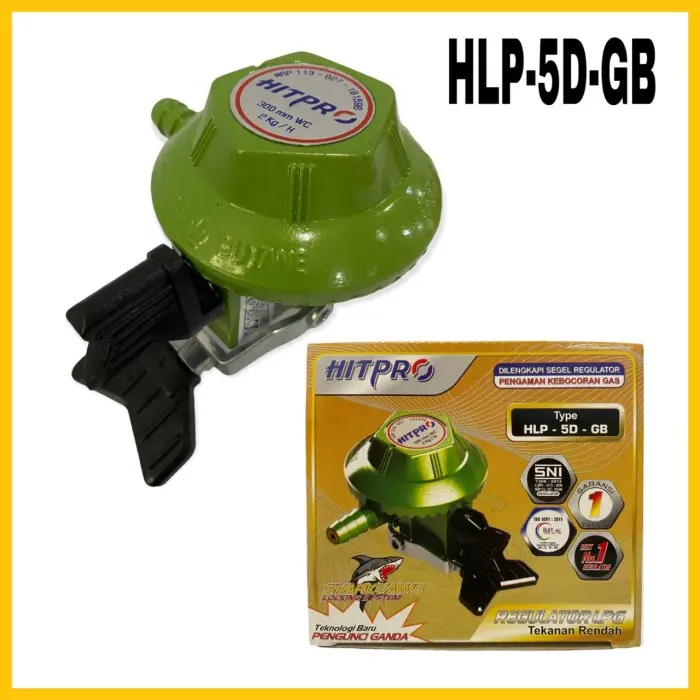 NEWW!!! Regulator Gas HITPRO Low Pressure / Regulator Double Lock - 5C-GB 4