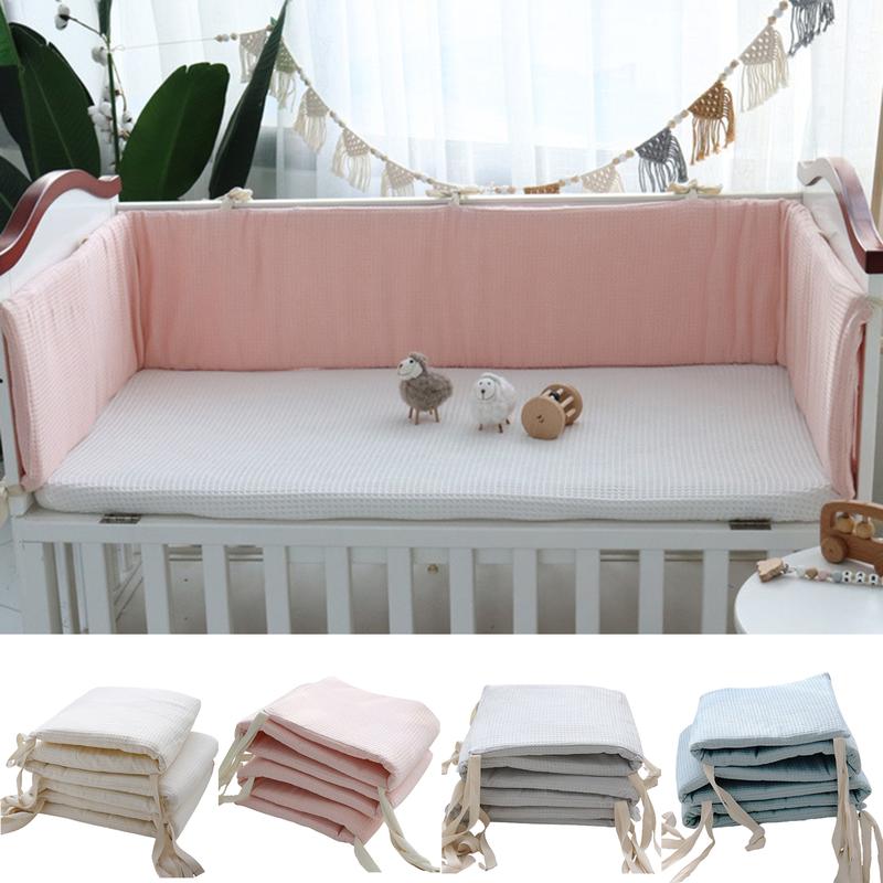 Infant Crib Liner Soft Texture Detachable Washable One-piece - TikTok ...