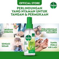 Gambar Dettol Hand Sanitizer Spray 2in1 Citrus Tea 50ml Bottle - Sanitizer Spray dari Aki Murah Jakarta Kota Tangerang Selatan 4 Tokopedia