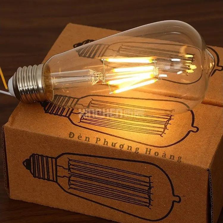 Bóng Đèn LED Edison ST64 Vintage Trang Trí Công Suất 4W