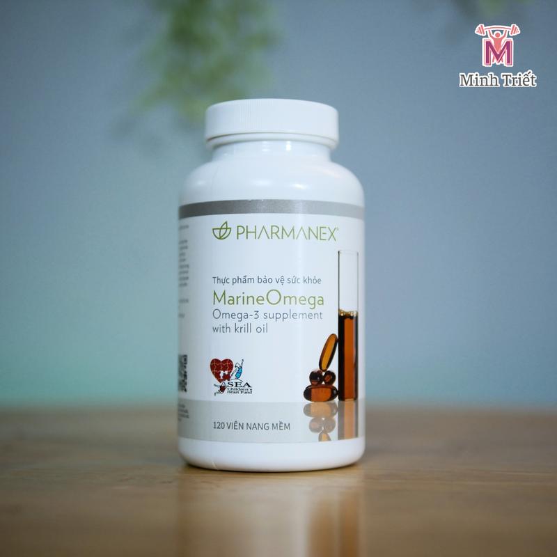 [Minh Triết] Dầu Cá Nhuyễn Thể Marine Omega - Giúp Ổn Định Nội Triết, Cấp Ẩm Cho Da - 120 Viên