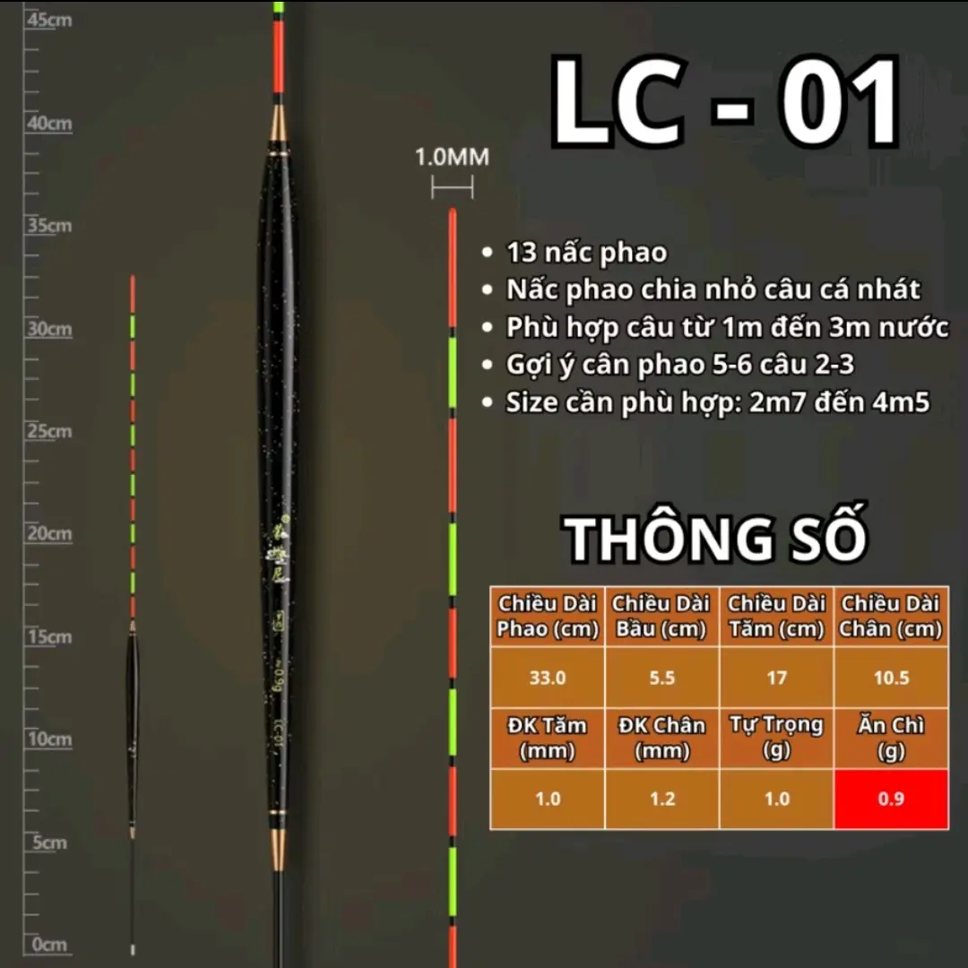 [Combo 2 Cây] Phao Đài Nano Chuyên Rô Phi Cá Nhát Siêu Nhạy Cao Cấp, Phao Câu Đài Đi Câu Bắt Cá Fishing Câu Cá Đồng