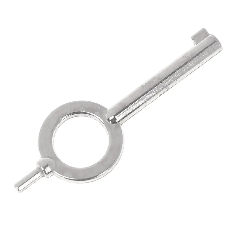 Móc Chìa Khóa Phẳng Thông Dụng Phong Cách Mỹ, Chìa Khóa Đặc Biệt, Khóa Gari, Chất Liệu Hợp Kim Kẽm, 1 Chiếc, Móc Chìa Khóa 3
