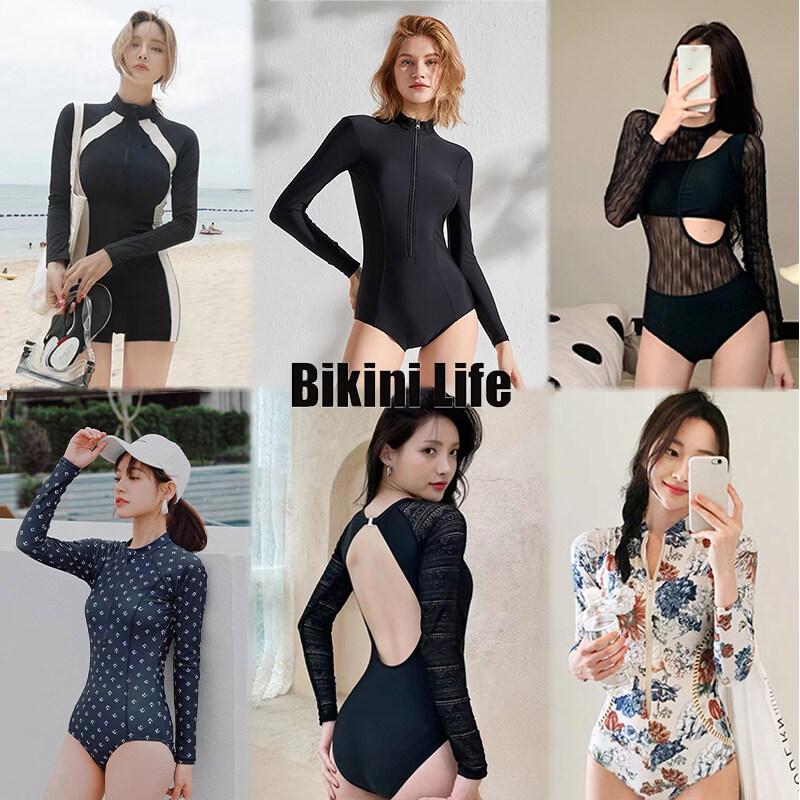 Product Introduction of Women's swimsuit long sleeve summer new breathable quick-drying swimsuit #9995 25