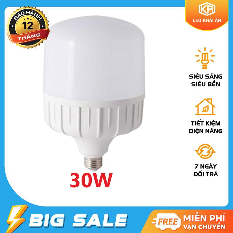   HOT  Bóng đèn 30w siêu sáng. bảo hành 12 tháng - Led Khải Ân 
