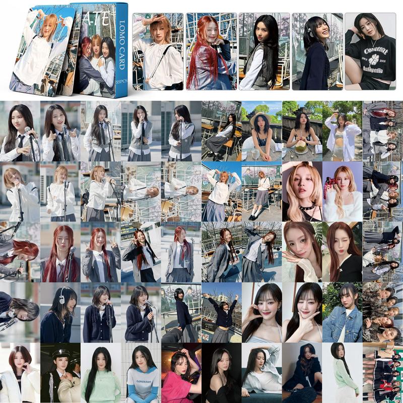 Thẻ Lomo Album Số Phận I-DLE, LINXX, 55 Cái (G), Thẻ Ảnh Kpop, Bưu Thiếp, Chủ Đề 1