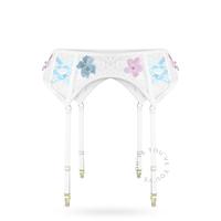 Gambar Wimiu Set Brukat Premium Bodysuit Garter Setelan Stocking Baju Tidur Wanita 700034 Tidur Lingerie - White, M dari Wimiu Kota Administrasi Jakarta Utara 3 Tokopedia