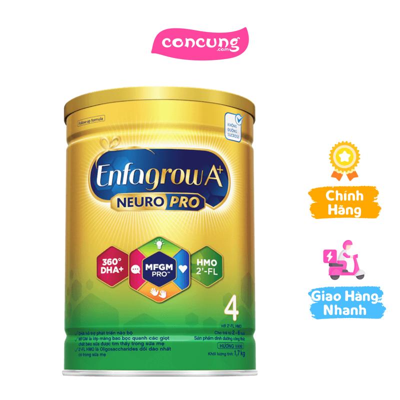 Sữa Enfagrow A+ số 4 1700g (2-6 tuổi) 2Flex