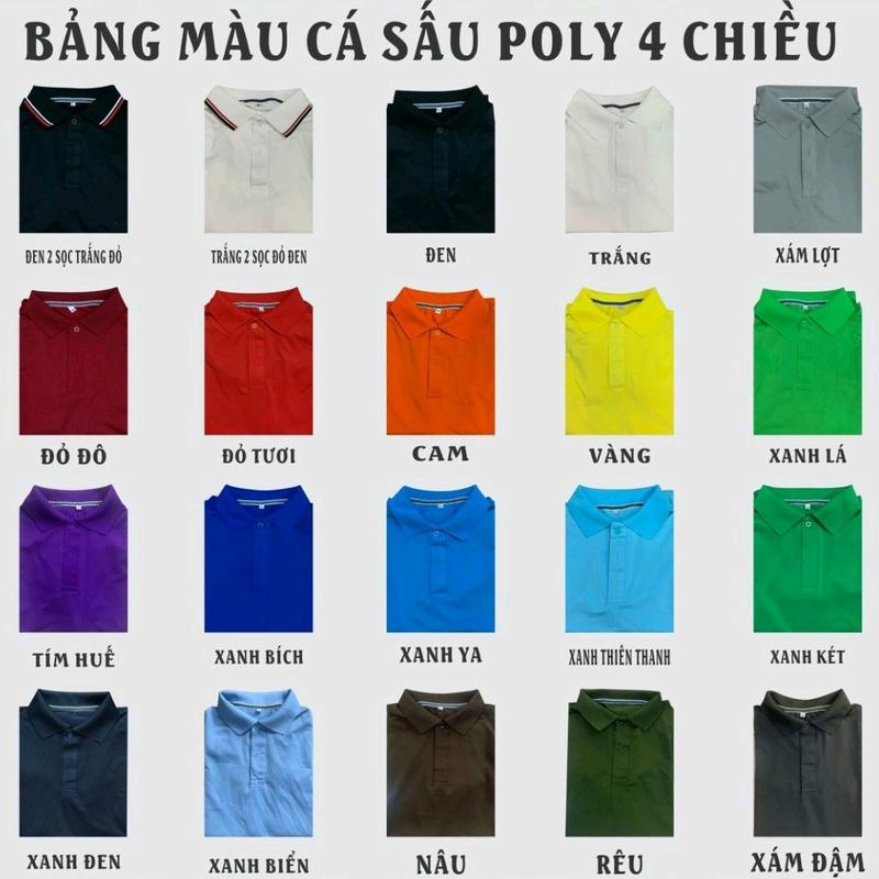 ÁO THUN POLY THÁI 4 CHIỀU