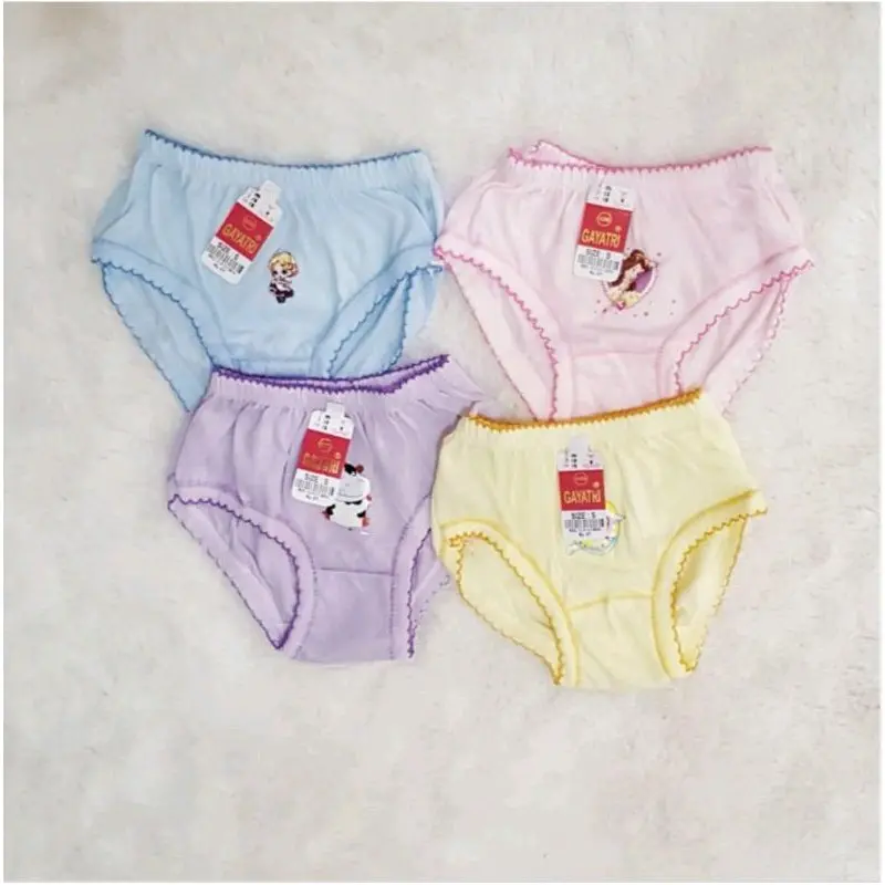 6pcs celana dalem anak polos 1-10thn termurah/CD anak cewek polos terlaris 1