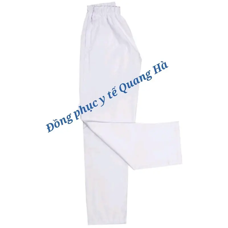 Áo Blue, Blouse trắng Dáng Ngắn Ngang Đùi Nam Nữ  Cộc Tay vải lon nhật - Dành Cho Y Tá, Dược Sĩ, Điều Dưỡng 6