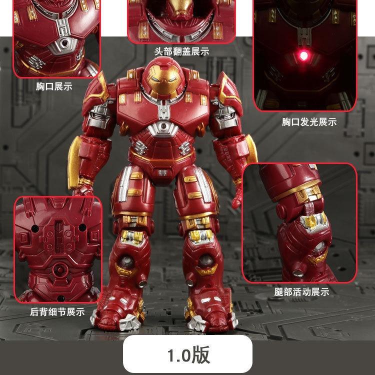 Mô hình người nhện Spiderman - Marvel ( có khớp cử động có đèn led) chi tiết sắc nét 8