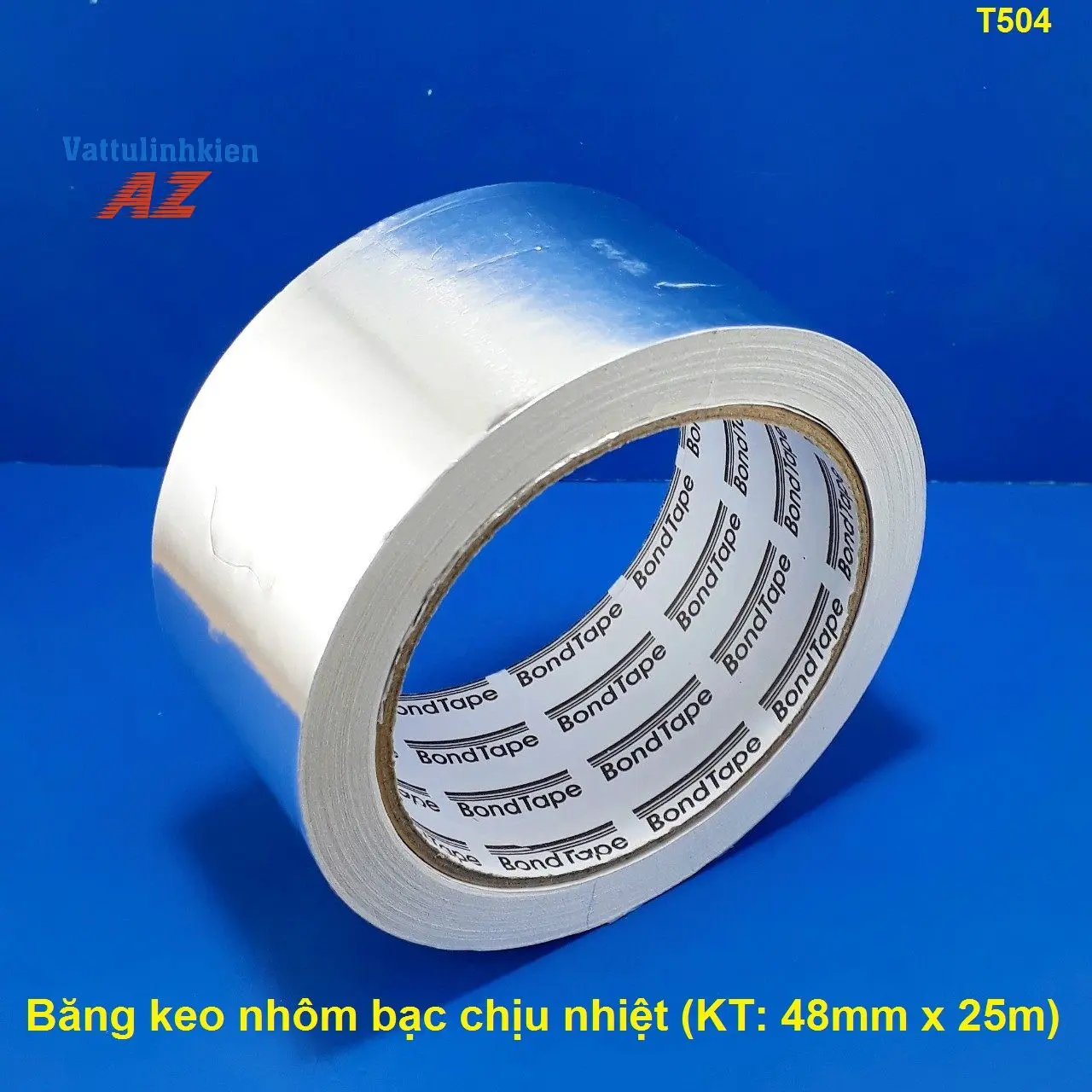Cuộn băng keo nhôm bạc chịu nhiệt cho công việc nhiệt độ cao