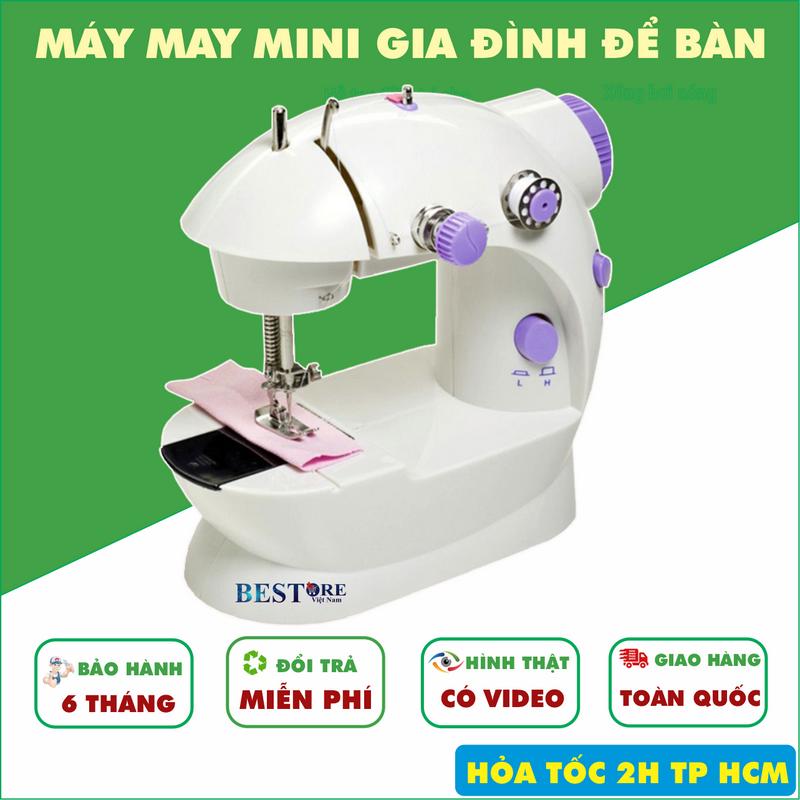 Máy May Mini Để Bàn Gia Đình - Máy Khâu Cầm Tay Mini Gia Đình Tiện Lợi