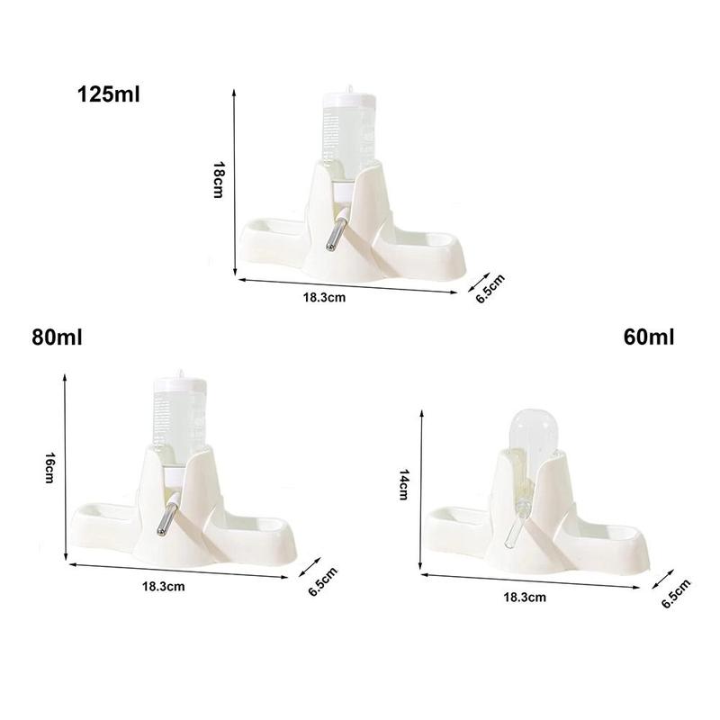 Bình Nước Cho Chuột Hamster, Bền, Có Giá Chân Đế Dung Tích Lớn, Thiết Kế 2 Trong 1, Dụng Cụ Ăn Uống Cho Thú Cưng, Nước Tự Động, Cầm Tay, Có Phụ Kiện Cho Hamster 6
