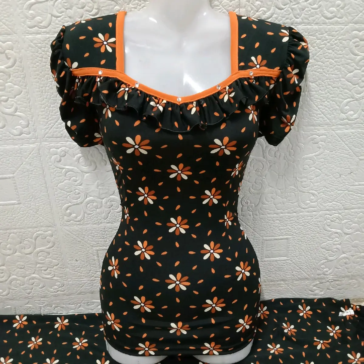Đồ bộ mặc nhà nữ thun aty, áo kiểu thiết kế, quần dài ống nhỏ, size 12345 _ Women