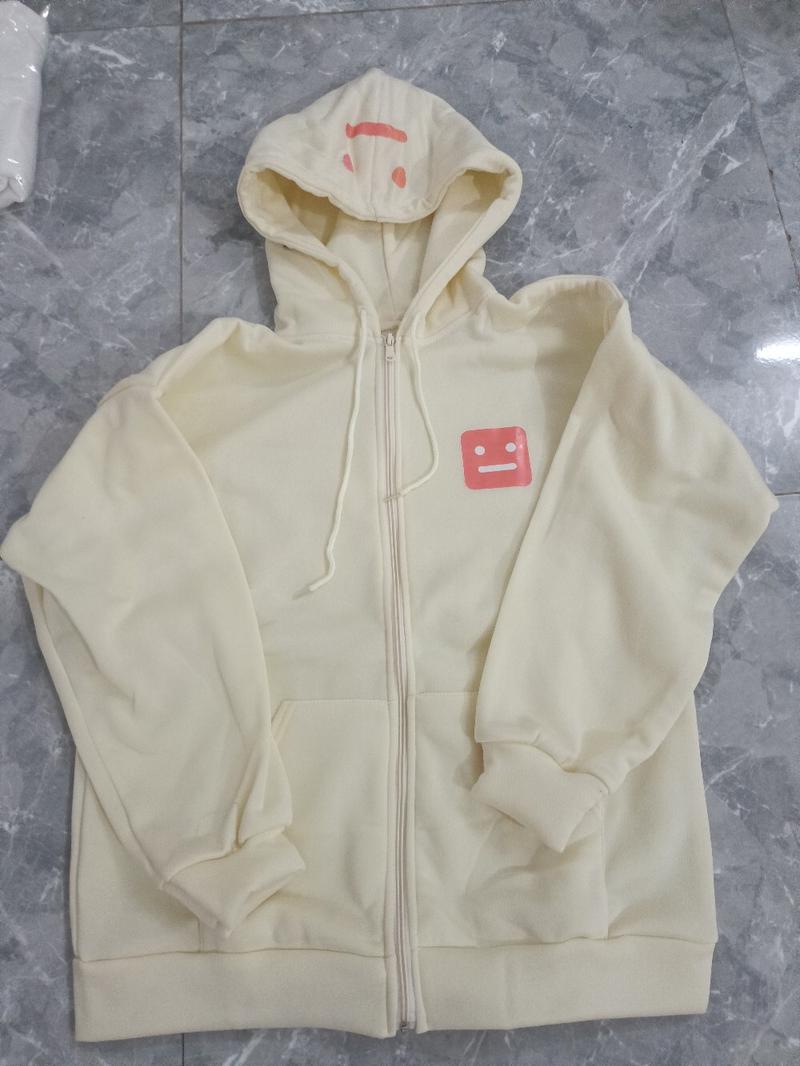 Product Introduction of Áo khokhoác hoodie nỉ lót bông 65kg trở lại 3