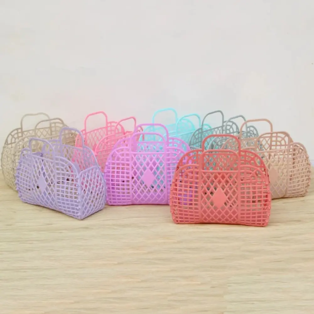 Bakul Pancuran Boleh Ditanggalkan, Bahan Plastik, Bakul Mandi, Bakul Basuh dan Penyimpanan Berongga, Sesuai untuk Bilik Mandi, Bakul Beli Belah, Organisasi Penyimpanan Rumah