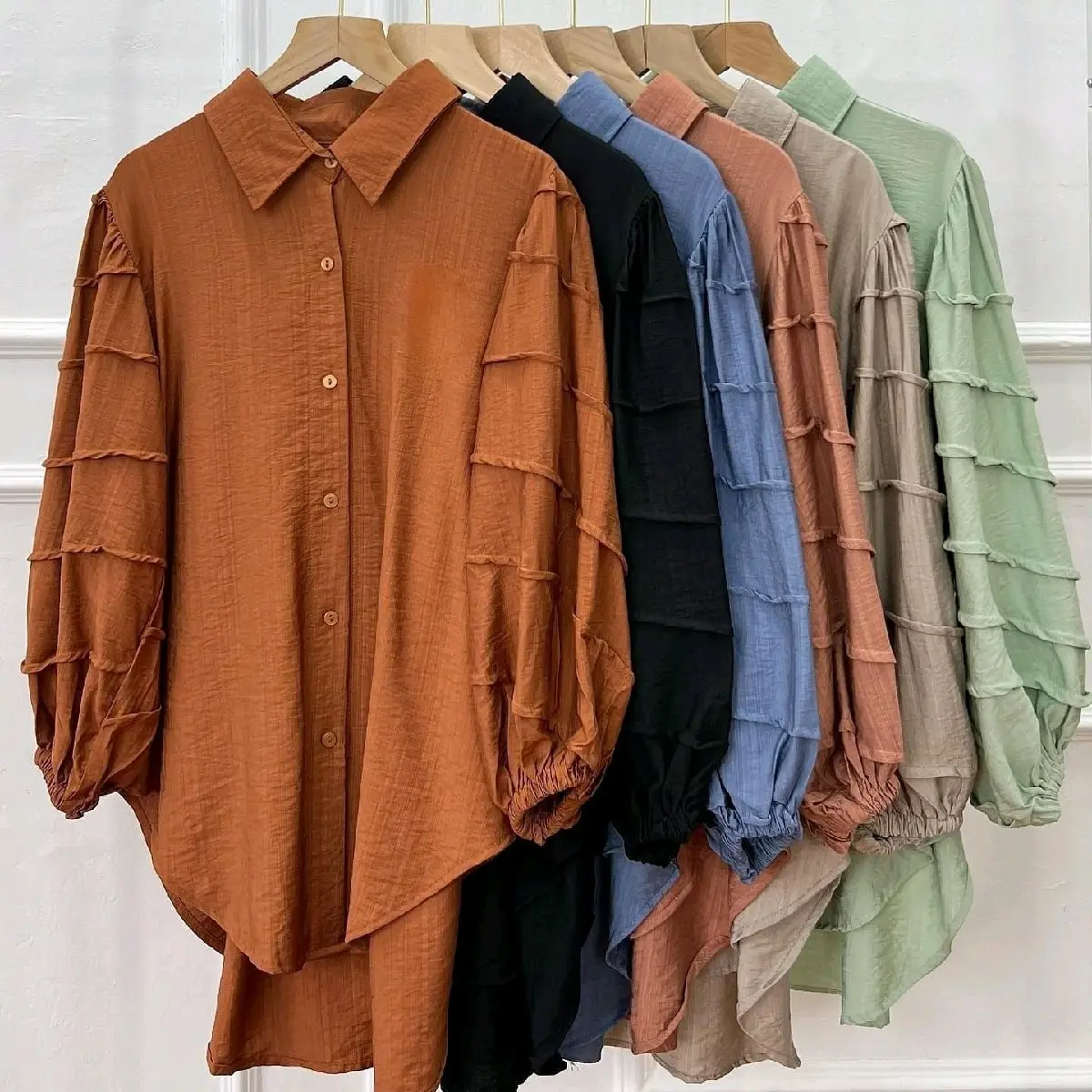 TINA BLOUSE LINEN PREMIUM