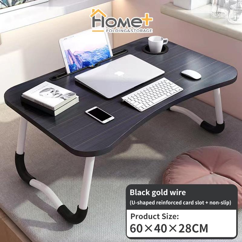(HOME+) Multi-purpose Foldable Laptop Table Lazy Table Bed Table ...