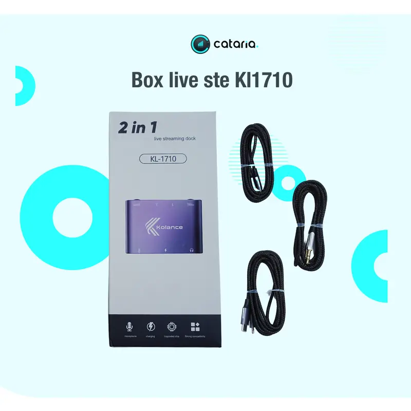 BOX Livestream STE Dành Cho I.P và Type C Vừa Livestream, Thu Âm, Vừa Pk Vừa Sạc Phụ Kiện Phone 2