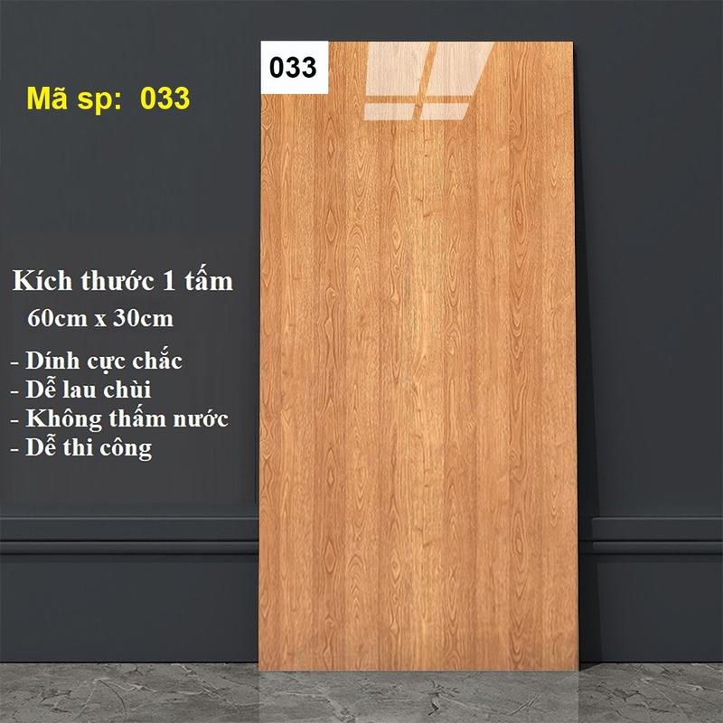 Combo 20 tấm xốp dán tường PVC sẵn keo các mẫu giả gỗ