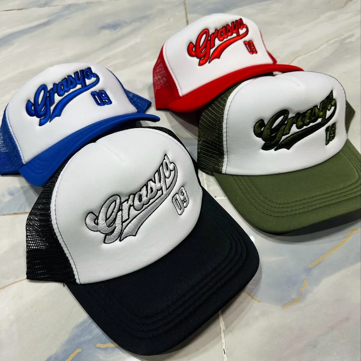 GRASYA WORLDWIDE FOOTBALL INSPIRED TRUCKER CAP