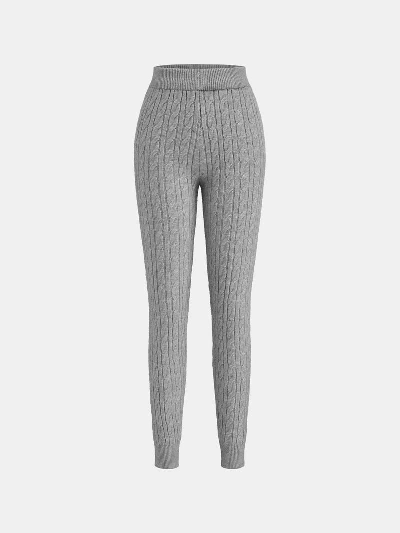 Product Introduction of YOZY Women's Solid Leggings, Casual Comfy Warm Skinny Pants for Daily Wear, Ladies Bottoms for Fall & Winter 4