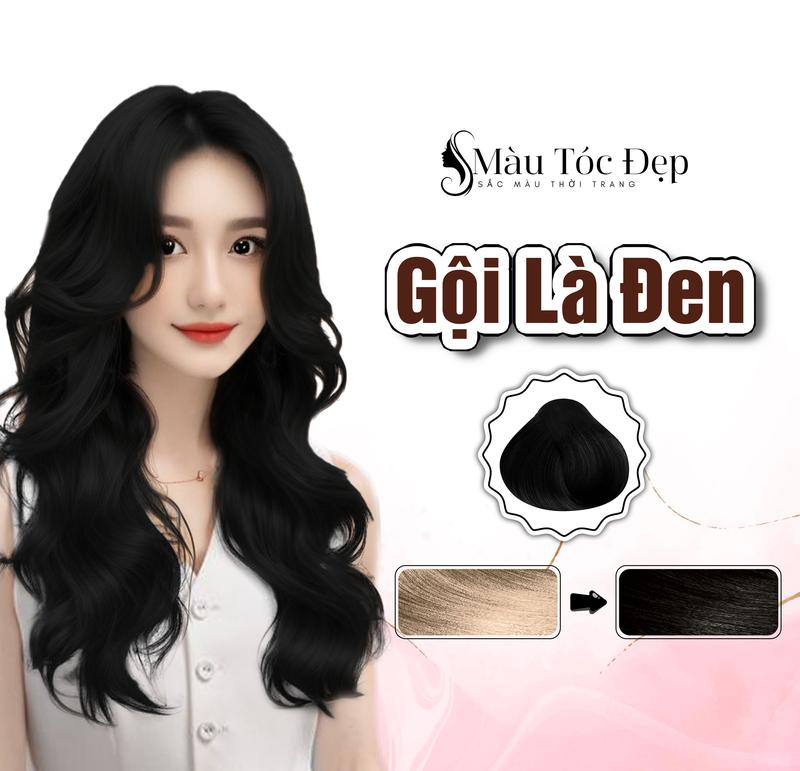  Dầu Gội Thảo Dược Gội Là Đen Lucky Star 250ml - Đổi Màu Tóc Nhuộm Tóc - Phủ Bạc Mái Tóc Nhanh Chóng - LS1 Nữ Dưỡng Tóc 