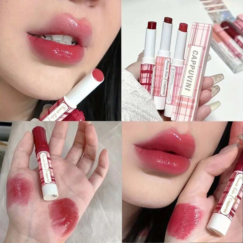 Set 3 Son kem bóng Ice Cappuvini Bền Màu Lâu Trôi