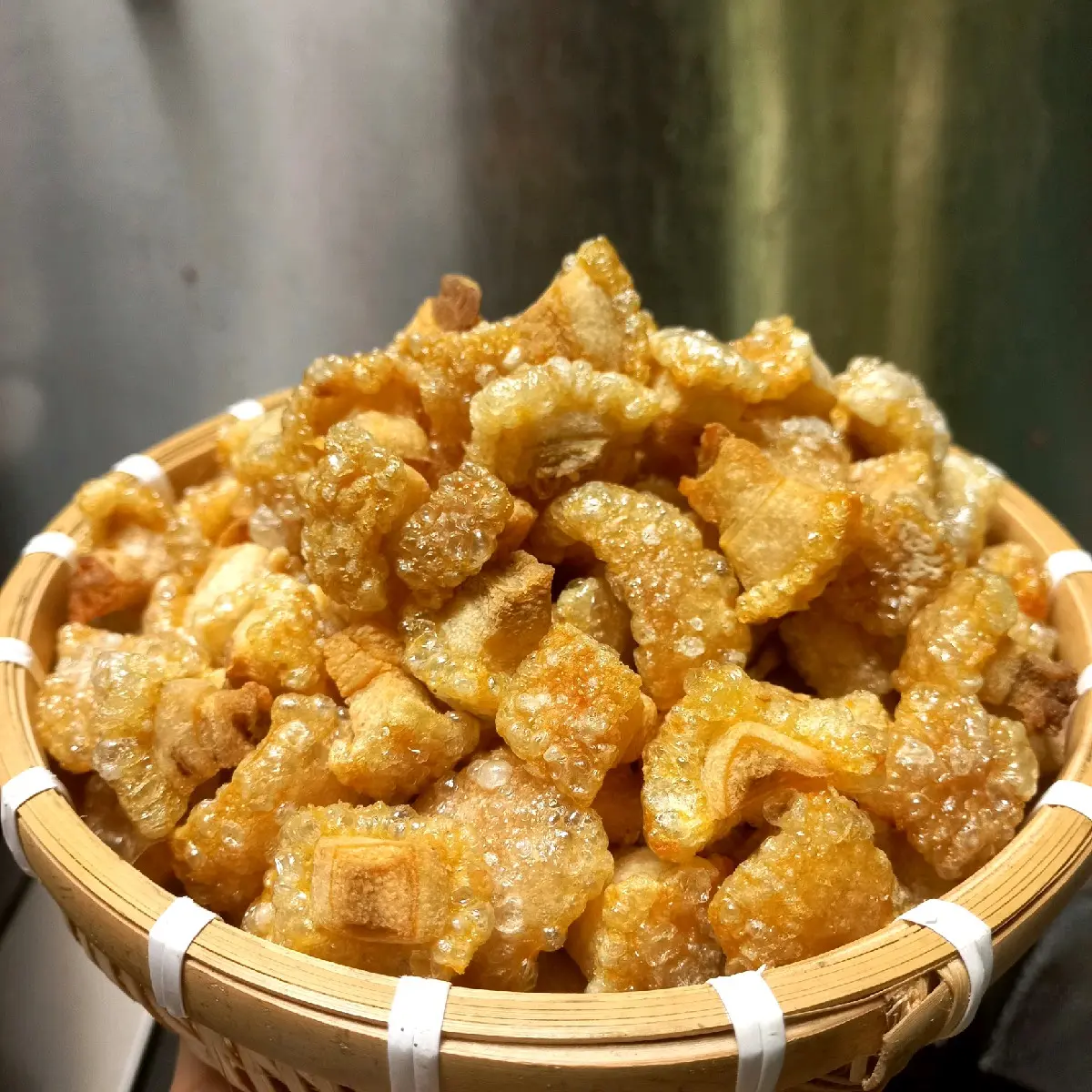 tóp mỡ da giòn nguyên vị 500g Ăn Vặt Snack Food