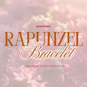 Ur.sparks • Rapunzl Bracelet (GELANG CRYSTAL BUNGA KAIT JAM TANGAN) • TEMBAGA PREMIUM LAPIS EMAS