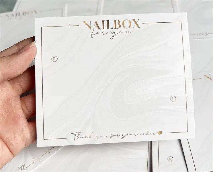 Lốc 10 bìa nailbox có tặng kèm bọc kiếng