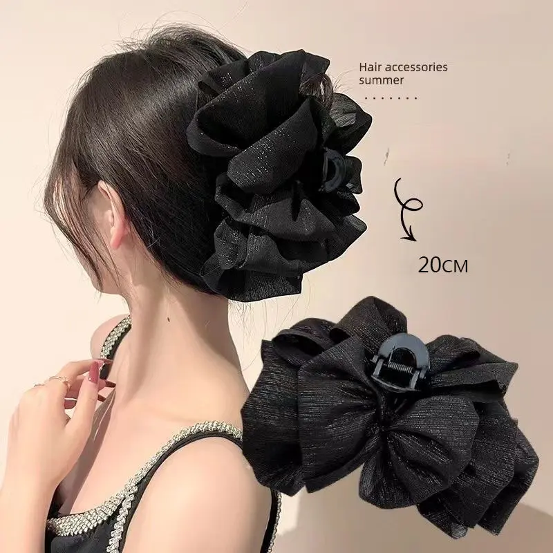 Nơ, Thời Trang Và Tinh Tế, Phong Cách Thanh Lịch, Dành Cho Nữ, Với Thiết Kế càng cua dọc  càng  cua     sakura  haruka xuka hàn  quốc     đám  mây   nơ  đỏ  mẫu  đơn bong  bóng   càng  cua    layer lưới  phồng kẹp  tóc  hoa  huệ nhung Giày Sneaker Đế cài