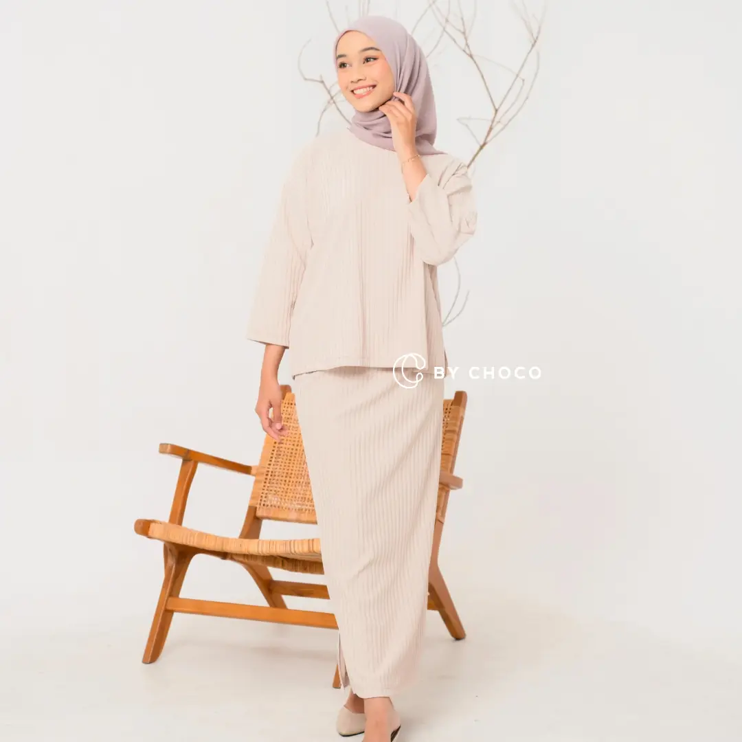 by Choco - Hanni Set Rok Panjang Atasan Wanita Setelan - Shop | Tokopedia