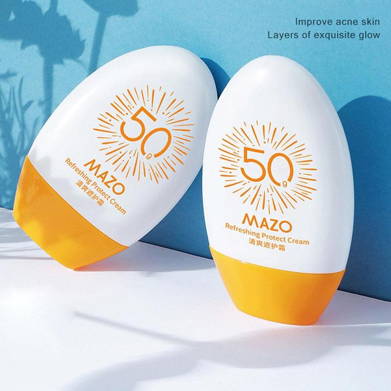 Product Introduction of Summer SPF50 Sunscreen Cream Lasting Sun Protection Refreshing Moisturizing Sunblock Cream 28