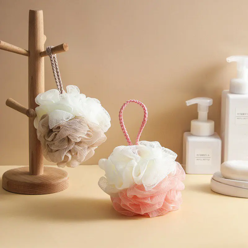 (Produk baru) SPONS MANDI Shower Puff Spon Mandi Besar Pengangkat Daki Sponge Busa Bagus Bulat 2