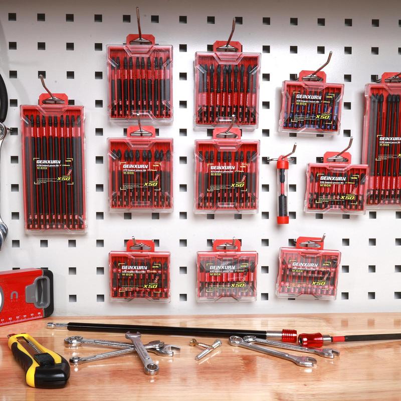 Mixed Impact Magnetic Phillips Screwdriver Set, S2 Alloy Steel Screwdriver Bit Set with Storage Box, Professional Tool Kit for Home & Office 5