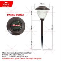 Gambar SPEEDS Lampu Taman Tenaga Surya Panel Solar Penerangan Jalan Tancap Otomatis Simple 202-8617 - 1903 C dari Speedshome Kota Surabaya 2 Tokopedia