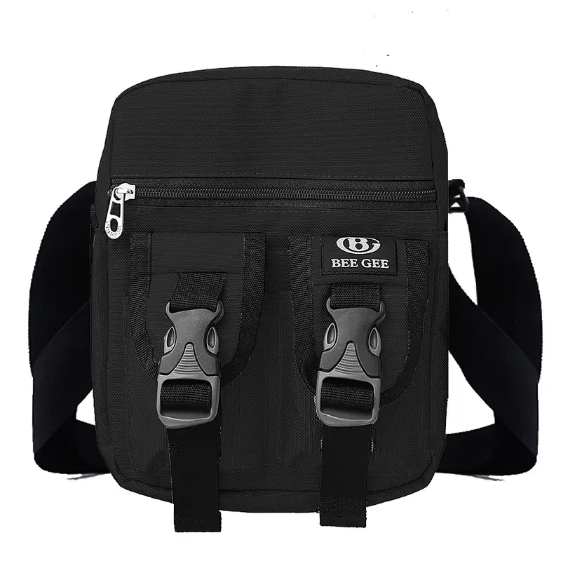 Túi đeo chéo nam nữ unisex Hàn quốc thời trang BEE GEE 080 hot trend 2023 chống thấm nước BGS Bag Đeo Vai Nhung Da 0