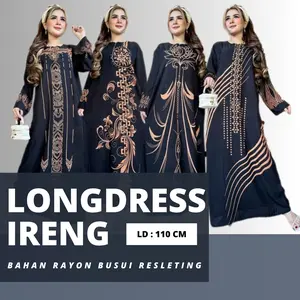 PAKET HEMAT 3PCS DASTER LENGAN PANJANG IRENGAN RAYON SUPER BUSUI BUMIL Batik Fit Motif Printing Standar