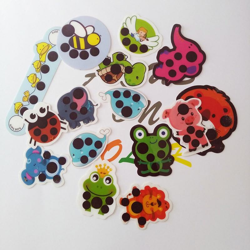 Product Introduction of Cartoon Fever Stickers Children Forehead Thermometer Fever Track Testing Sticker 45