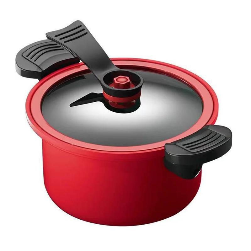 Product Introduction of Pressure Cooker 3.5L Soup Meat Pot Rice Cooker Gas Stove Micro Pressure Cooker Stew Pot Non-Stick Cooking Pots Kitchenware 16