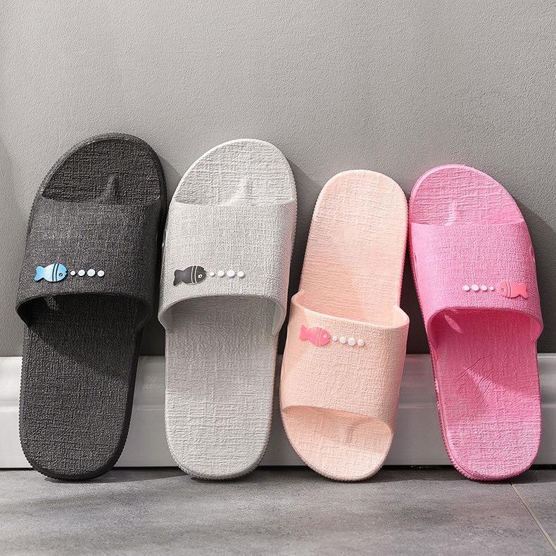 Dép đi trong nhà, văn phòng, nhà tắm hình Cá cho Nam Nữ