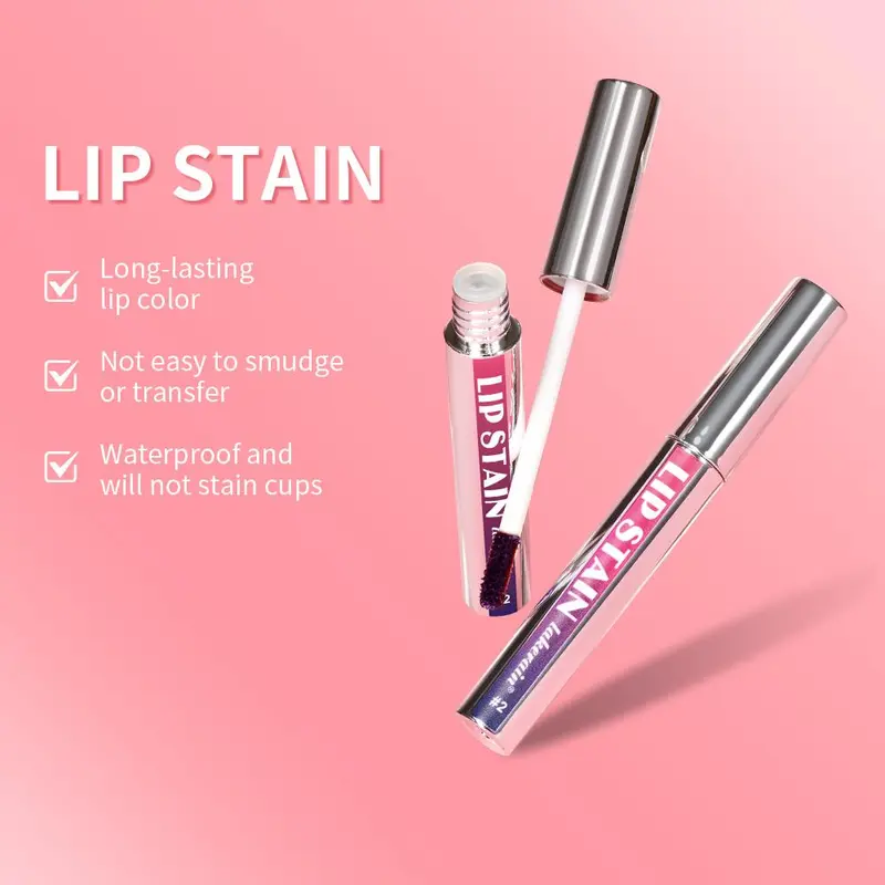 Long-lasting Lip Stain, 3 Counts/set Waterproof Peel-off Lip Gloss, Smooth and Hydrating for Easy Application, Suitable for All Skin Tones, Makeup 4