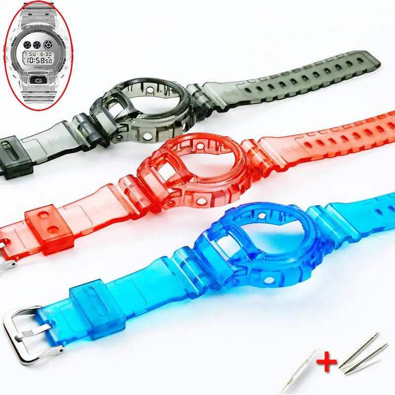 Tali dan Sarung untuk Jam Tangan Casio G-SHOCK, Model: DW-6900, DW-6600 ...