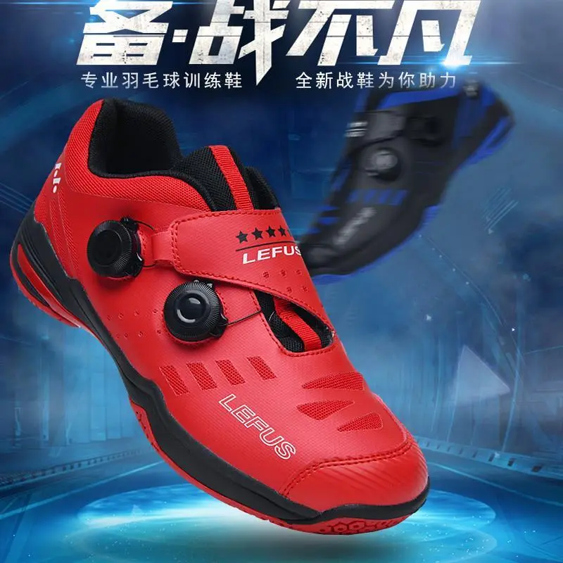 2024 New Genuine Professional Badminton Shoes Sports Shoes Men's Shoes Women's Shoes Children's Sports Shoes Couples Breathable Closed