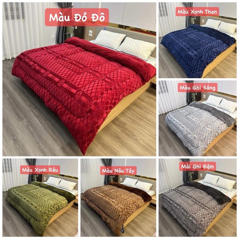  Chăn   COCO Lông Thỏ Chính Hãng  Siêu Ấm Chuẩn Kích Thước 2mx2m2 Nặng 3,5kg - 4kg Hàng Xuất Nhật 