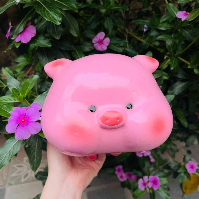 Ống heo tiết kiệm Má Phính Bánh Bao size to cực dễ thương | Quà tặng, tiết kiệm, decor [TRANG TRẠI HEO ĐẤT] 5
